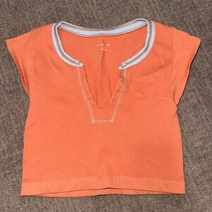 Urban Outfitters Orange Crop Top